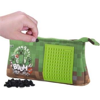 PIXIE CREW Mек ученически несесер Pixie Crew - Minecraft (PXA-02-35)