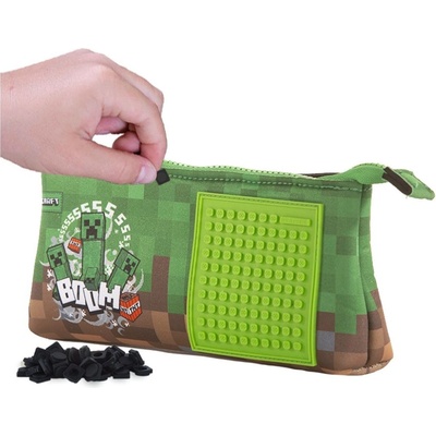 PIXIE CREW Mек ученически несесер Pixie Crew - Minecraft (PXA-02-35)