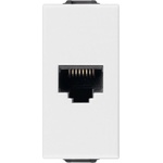 Vimar 09339.16 RJ45 Интернет розетка кат. 6A Netsafe FTP, Бял, 1M NEVE UP (09339.16)
