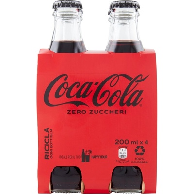 Coca Cola zero Italia original 4 x 0,2 l