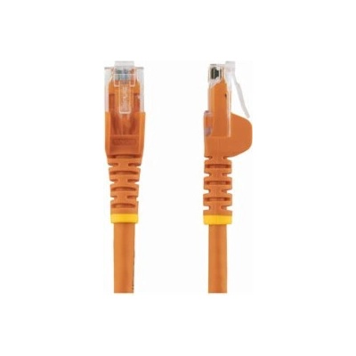 Startech N6PATC2MOR CAT6 10 Gigabit Snagless RJ45 650MHz 100W PoE Patch CAT 6 10GbE UTP 2m oranžový