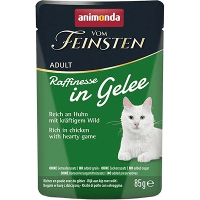 Animonda Vom Feinsten Raffinesse In Gelee kuře & játra v želé 12 x 85 g