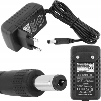 Napájecí zdroj 24V 2A 48W spínaný DC univerzální Reball 2.1/5.5mm