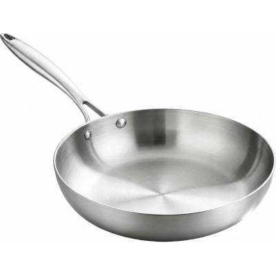 SOLIDNÍ GASTRONOMICKÁ PÁNEV Z NEREZOVÉ OCELI PLYN INDUKCE 24cm 2.0L