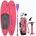 DUOTONE Комплект надуваем SUP борд DUOTONE iSUP Grace Air SLS 10'4 2026 rose red