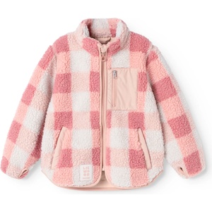 LIEWOOD Детско поларено яке LIEWOOD Kid's Nolan Pile Jacket Fleece jacket - Mega Check / Rose Blush - размер 80 (EU) (703-6690-1011)
