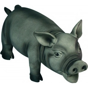 FLAMINGO Toy Wolva Pig Black - играчка за куче, латексово прасе с грухтящ звук 21 см - 1 бр, Белгия - 504212