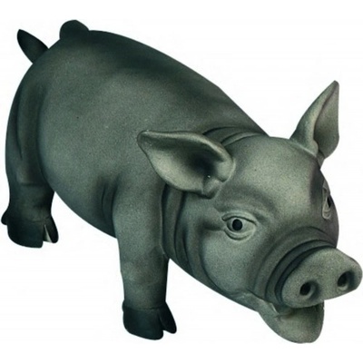 FLAMINGO Toy Wolva Pig Black - играчка за куче, латексово прасе с грухтящ звук 21 см - 1 бр, Белгия - 504212