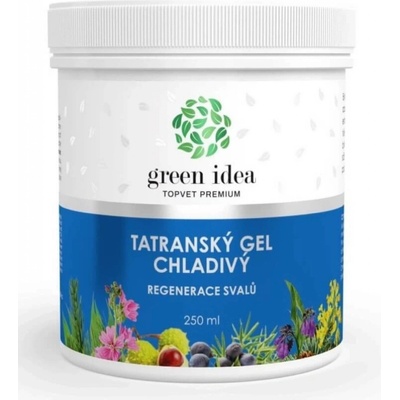 Green idea Tatranský bylinný gél chladivý 250 ml