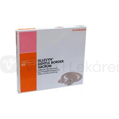 Allevyn Gentle Border Sacrum Krytie na rany 16,8 x 17,1 cm 6 ks