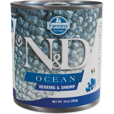 N&D dog OCEAN Herring & Shrimps 285 g