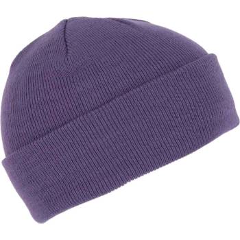 K-UP pletená čepice purpurová