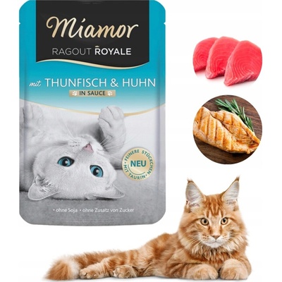 Miamor Ragout tuniak a kura v šťave 100 g