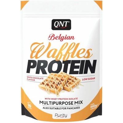 QNT Waffles protein [480 грама] Бял шоколад