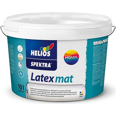 Helios SPEKTRA Latex mat 10L Biela