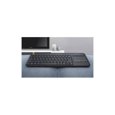 Logitech Wireless Touch Keyboard K400 Plus Black, CZ verze 920-007151