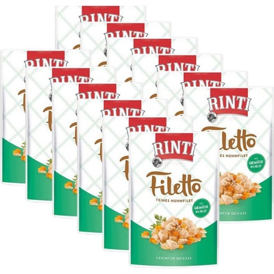 Rinti Filetto Adult kura a zelenina 12 x 100 g