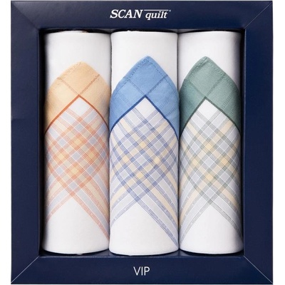 SCANquilt dámské kapesníky VIP 3 ks L78