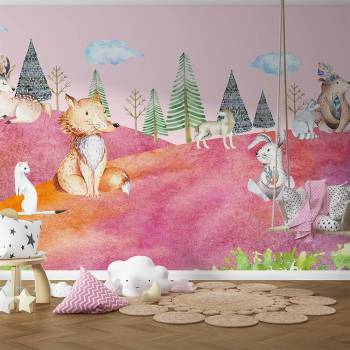 Image 1 of Art Gift Decor Фототапет розова горичка