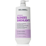 Goldwell Dualsenses Blondes & Highlights Anti-Yellow Conditioner балсам неутрализиращ жълтеникавите оттенъци 1000ml