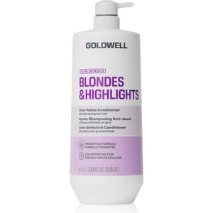 Goldwell Dualsenses Blondes & Highlights Anti-Yellow Conditioner балсам неутрализиращ жълтеникавите оттенъци 1000ml