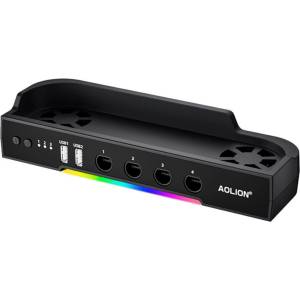 Vortex Virtual Reality VortexVR охлаждаща основа с RGB, хъб и държач за Nintendo Switch 2 (VVR.COOLING.BASE.HUB.DOCK.NS2)