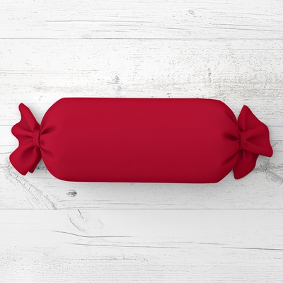Biante Vankúš valec bonbon Rongo RG-060 Červený 15x40