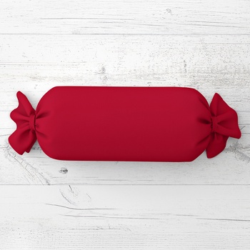 Biante Vankúš valec bonbon Rongo RG-060 Červený 15x80