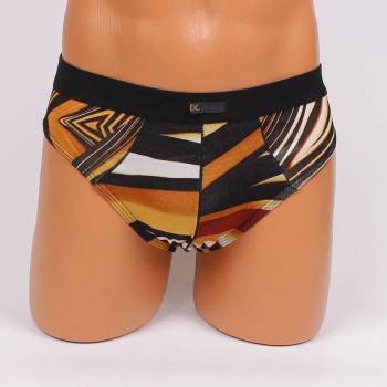 Image 1 of Слип с външен ластик и шарен десен