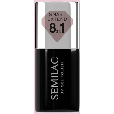 Semilac Smart Extend hybridní lak na nehty jemně růžový č. 809 7 ml