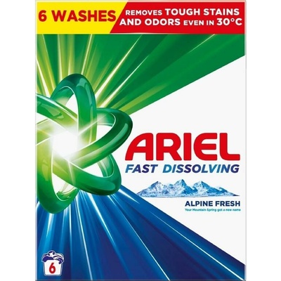 Ariel Alpine Fresh praci prášok 330 g 6 PD