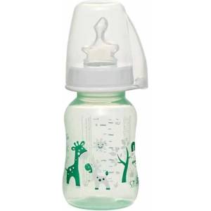 Nip Бебешко шише NIP - Trendy, РР, Flow S, 0-6 м, 125 ml (4000821350342) - ozone