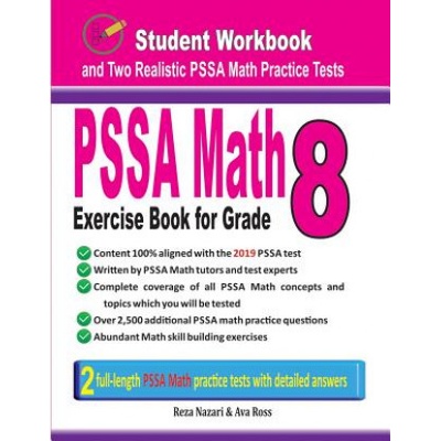 Pssa Math Exercise Book for Grade 8: Student Workbook and Two Realistic Pssa Math Tests