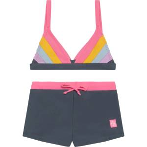 Color Kids Детски комплект бикини Color Kids Kid's Bikini Colorblock Bikini - Pink Lemonade - размер 116 (EU) (750-2556-0211)