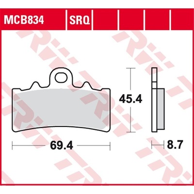 Přední brzdové destičky TRW / Lucas KTM 125 Duke 2011 - 2012 – Hledejceny.cz