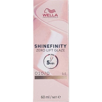 Wella Professionals Shinefinity Zero Lift Glaze 010/0 Lightest Blonde Natural 60 ml