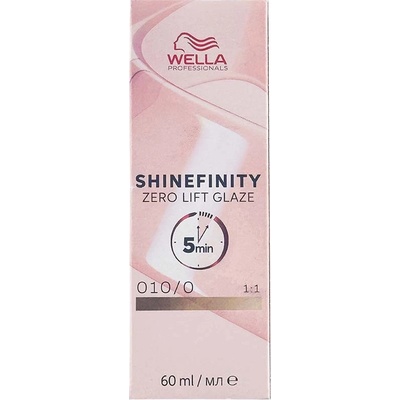 Wella Professionals Shinefinity Zero Lift Glaze 010/0 Lightest Blonde Natural 60 ml