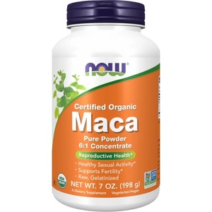 NOW MACA 6: 1 Concentrate Pure Powder [198 грама]