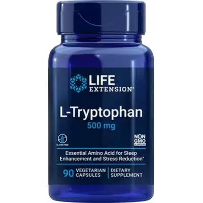 Life Extension L-триптофан 500 mg, 90 растителни капсули