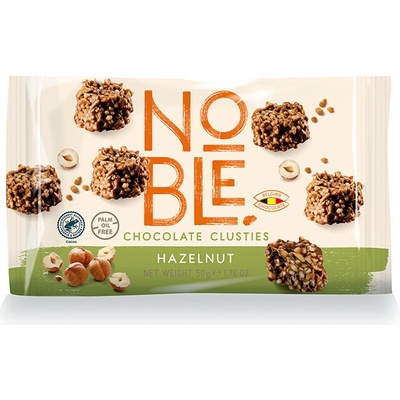Noble Kuličky z mléčné s křupinkami a lískovými ořechy 50 g