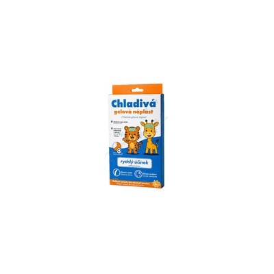 JINHUA JINGDI MEDICAL SUPPLIE Chladivá gelová náplast 4x11cm 3ks