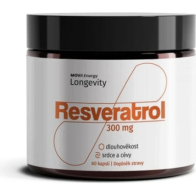 MOVit Longevity Resveratrol 60 kapsúl