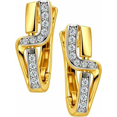 Zlaton Náušnice žluté zlato s kamenem 1.5cm 2.3g" O01072614882