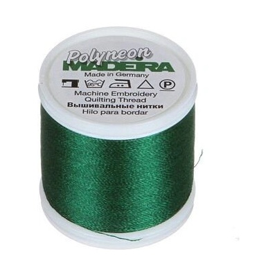 Vyšívací nitě PES Madeira Polyneon (400m) barva 1851 evergreen