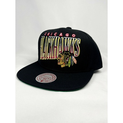 Mitchell & Ness Chicago Blackhawks Line Work Snapback