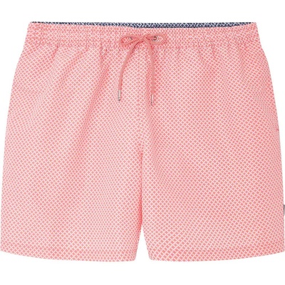 Hackett Бански гащета Hackett Grid swimming shorts - Orange (Coral)