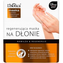 L’biotica Masks regeneračná maska na ruky vo forme rukavíc 26 g