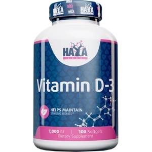 Haya Labs Vitamin D-3 1000 IU [100 Гел капсули]
