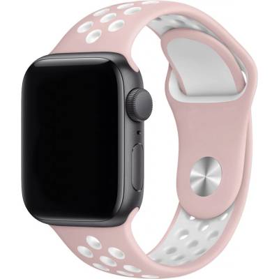 Eternico Sporty na Apple Watch 42 mm/44 mm/45 mm Cloud White and Pink AET-AWSP-WhPi-42