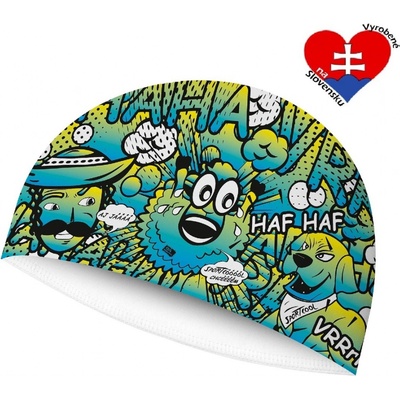 Sportcool Detská čiapka Active Kids 7812 modrá/žltá/biela